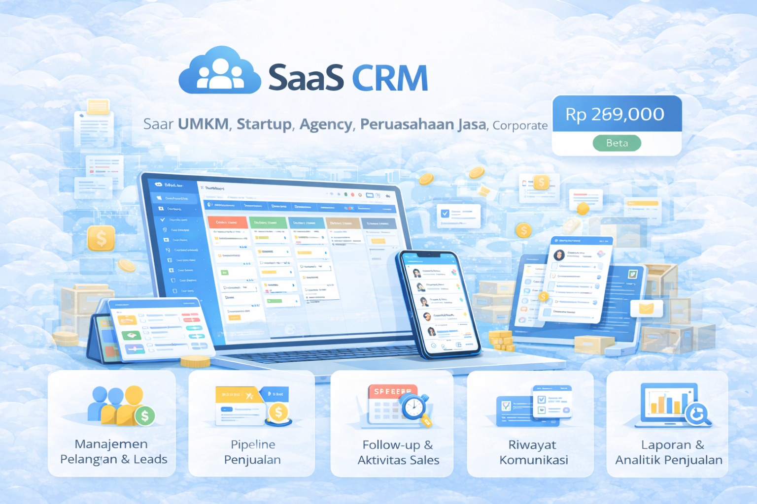 Pengembangan Sistem Digital & SaaS Platform
