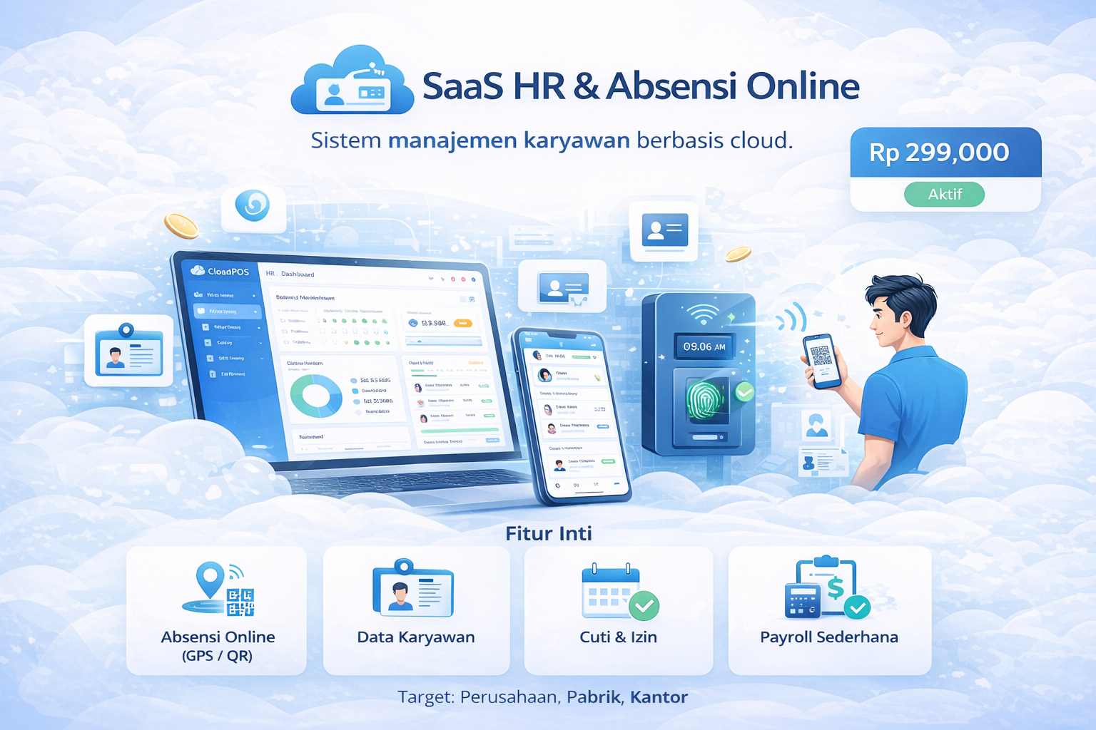 SaaS HR & Absensi Online